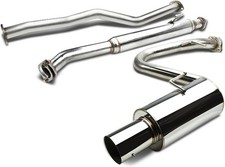For 05-10 Scion Tc Vvti 2az 4 Round Tip Muffler Catback Exhaust System