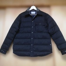 Charcoal Gray Light Down Shirt Jacket by nanamica, Size S