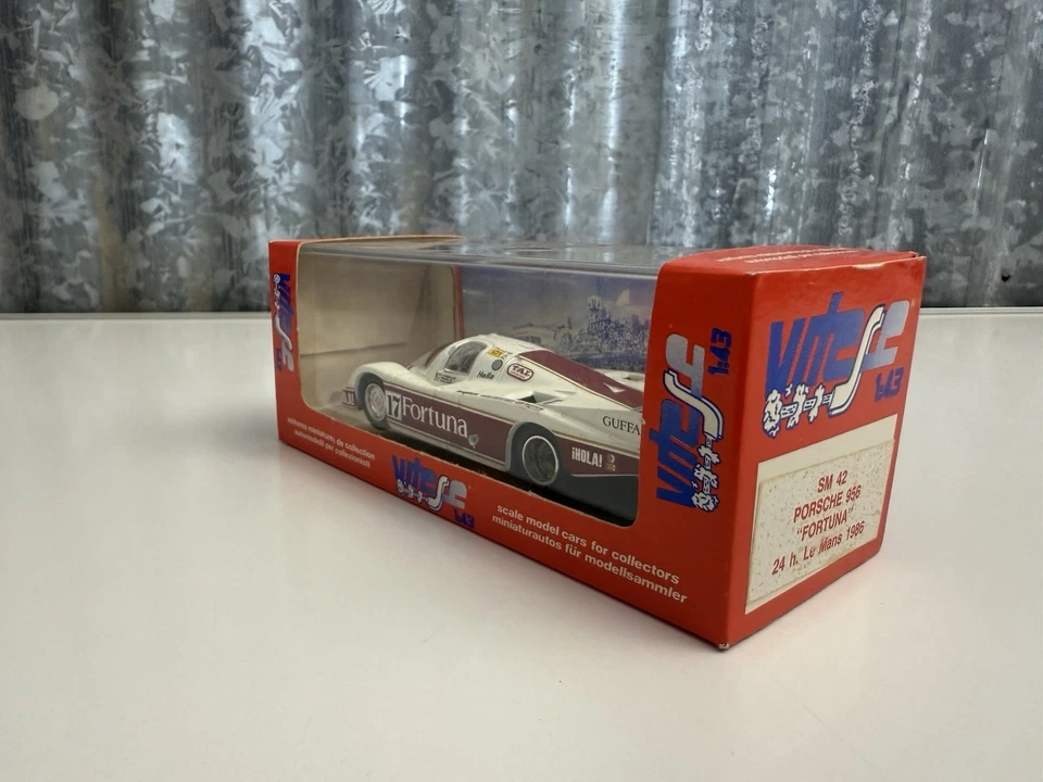 Vitesse 1:43 Porsche 956 'Fortuna' Car #17 Le Mans 1986 Rare  (F5) - Image 3 of 4