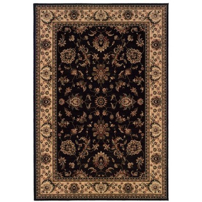 Ariana 311K3 Black/ Ivory Area Rug