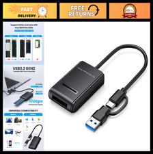 M.2 NVMe  SATA SSD Reader Adapter - USB A/C Dock for 22110/2280/2260/2242/2230
