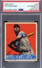 1948 Leaf #76 Ted Williams - Signed Auto Centered Iconic - PSA/DNA 9