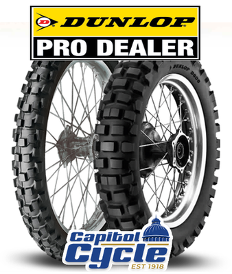 DUNLOP D606 TIRE SET 90/90-21 & 130/90-18 FRONT AND REAR SET | eBay