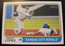 2023 Topps Heritage Baseball Nicky Lopez #236 Kansas City Royals