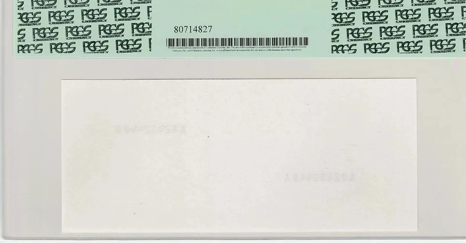 RARE 1970's C.O.P.E. Experimental Test Note - PCGS Choice About New 58 PPQ - Image 3 of 3