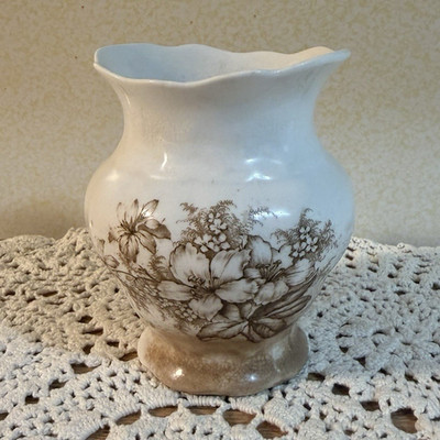 Antique/vintage K.T. & K. Co. semi-vitreous porcelain small vase
