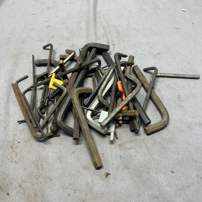 LARGE LOT OF 45+ MISC HEX KEYS/ALLEN KEYS/HEX WRENCHES
