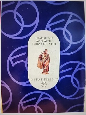 Dept 56 Neiman Marcus Neapolitan Nativity Man With Terra Cotta Pot 56.39930 IOB
