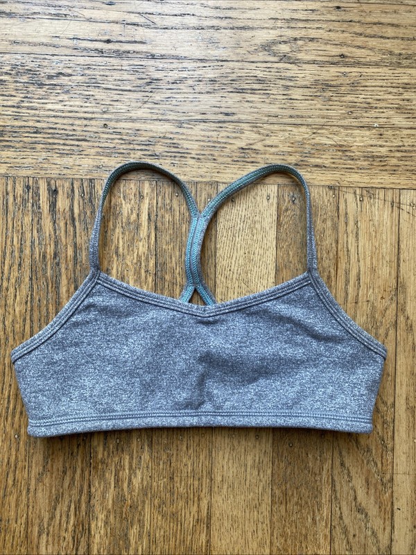 Ivivva Drill Sports Bra By Lululemon Kids 10 Grey