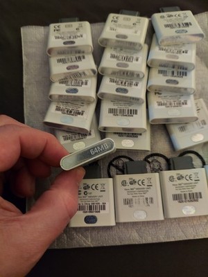Bulk Lot Qty 20 Tested Original Microsoft Xbox 360 Memory Unit Card 64MB C807259