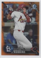 2016 Bowman Draft Chrome Picks Orange Refractor 19/25 Walker Robbins #BDC-7 nd3