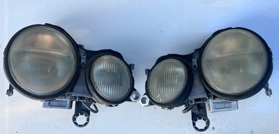 98-03 Mercedes W208 CLK320 CLK430 Left+Right Xenon Headlight Pair Set OEM