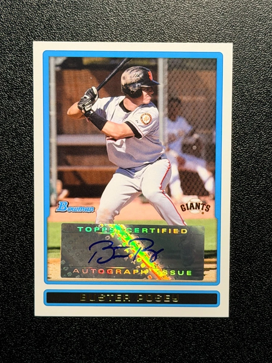 Buster Posey Baseball Original Autographed Sports Trading Cards