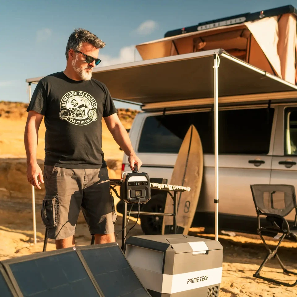 Prime Tech 25 L Kompressor Kühlbox Eco-Line Kühlschrank -22°C 12/24*230V Camping - Bild 2 von 4