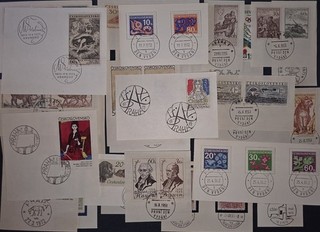 418 Lot Briefmarken Tschechoslowakei Gestempelt Motive Verschiedene Jahre