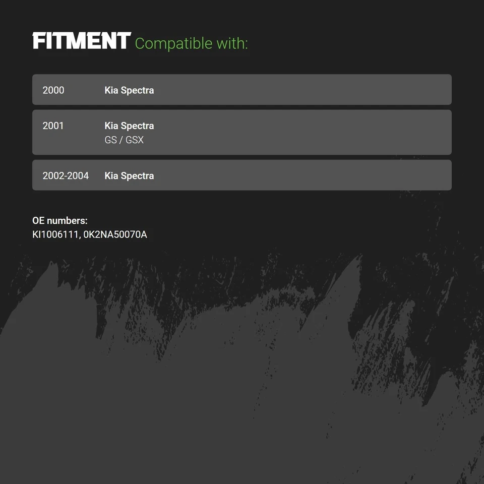 Bumper Reinforcement For Kia Spectra 2000-2004 Front KI1006111 Foto 2 de 2