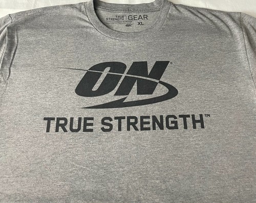 ON True Strength T-Shirts - XL - Gray 