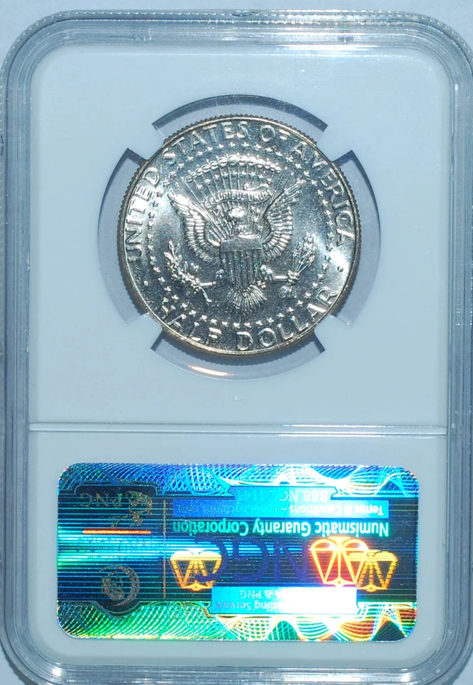 1991 P NGC MS67 Kennedy Half Dollar - Image 2 of 2