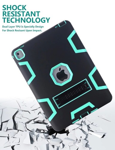 For Apple iPad Mini 1/2/3/4/iPad 2 3 4 Air Case Heavy Duty Shockproof Hard Cover - Picture 7 of 21