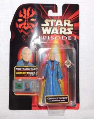 Star Wars Episode 1. 1998. Chancellor Valorum. With Staff Commtech Chip ...