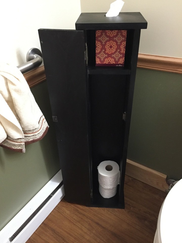 Tissue Box Cover with Toilet Paper Storage , Tissue Holder , Toilet Paper Holder | eBay