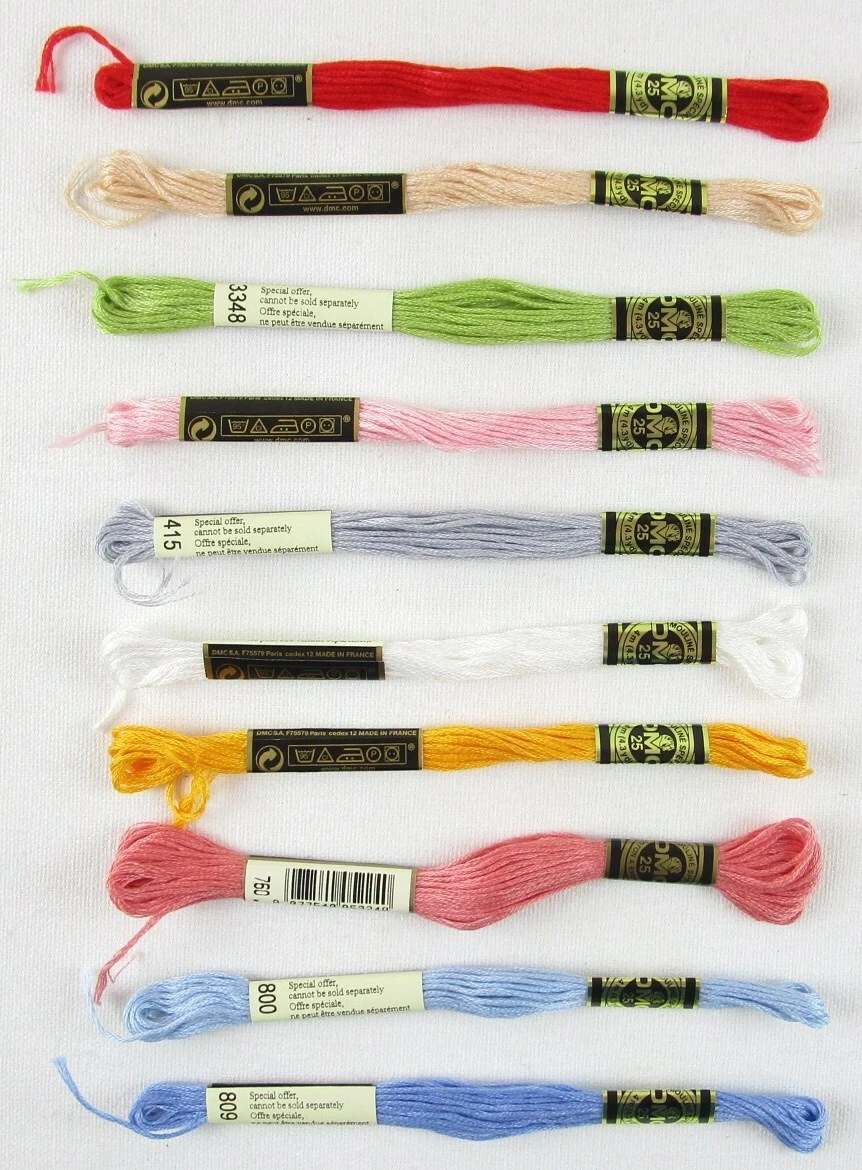 Floss Conversion Charts Cross Stitch Thread Colour, 52 OFF