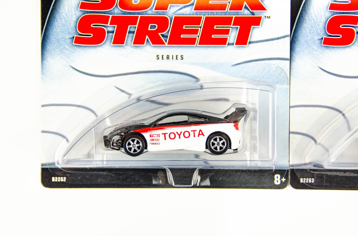100% Hot Wheels Super Street Set Nissan Skyline Honda Civic Celica