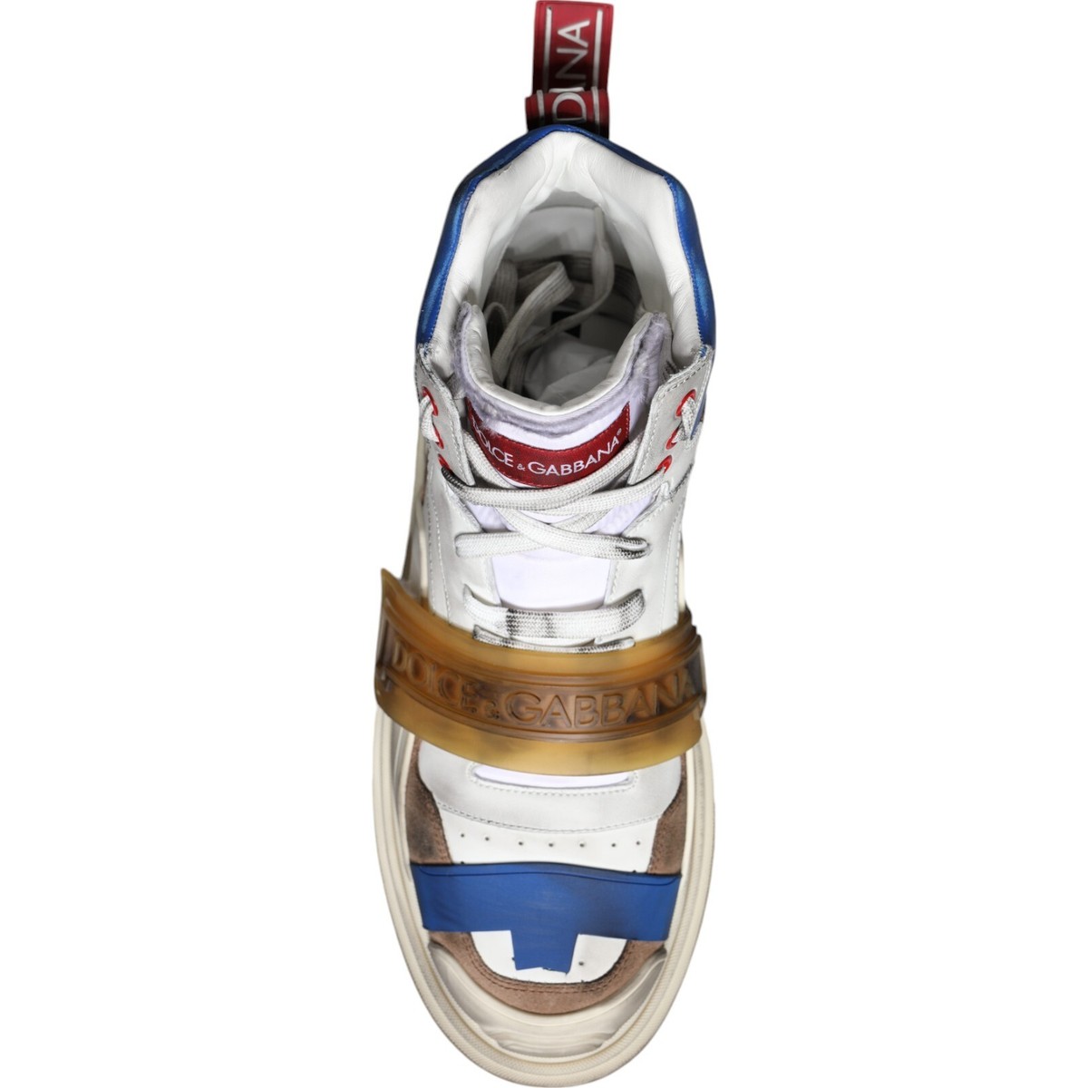 DOLCE & GABBANA Shoes Multicolor Leather Trekking Sneakers DOLCE & GABBANA Shoes Multicolor Leather Trekking Sneakers