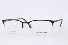 NEW GEOFFREY BEENE G466 GUN GUNMETAL HAVANA AUTHENTIC FRAMES EYEGLASSES 54-19