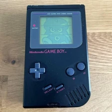 Nintendo Game Boy DMG-01 Console Black With Software Tested Used Good Condition