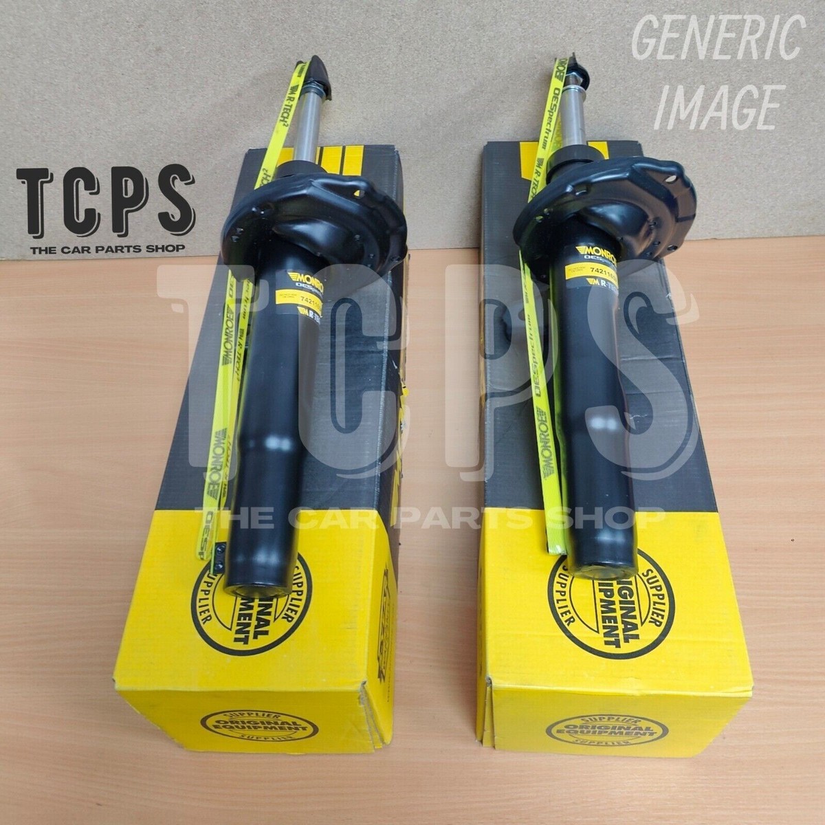 Pair Of Monroe Front Shock Absorbers For Ford Transit Custom V362 2012+ – Gas Twin-Tube