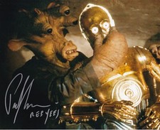 PAUL SPRINGER signed autograph 20x25cm STAR WARS in person autograph COA