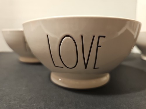 Rae Dunn Artisan Collection by Magenta ~ "Love, Hello, Yum And Mine Bowls - Picture 4 of 6