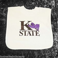 Kansas State Wildcats Baby Bib from Kiddy Kats NEW 