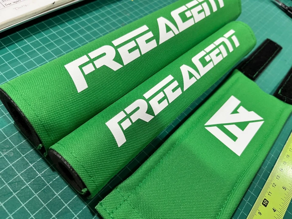 Бесплатный агент 3 изделия (зеленый) Bmx подушечка Padset - Изображение 2 из 3