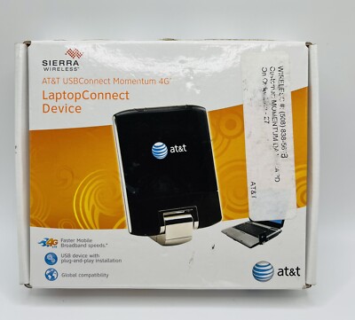 AT&T Sierra Wireless 65256 USB Connect Momentum 4G USB Modem 