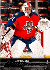 2015-16 Upper Deck Young Guns Rookie Hockey Card #494 Sam Brittain 