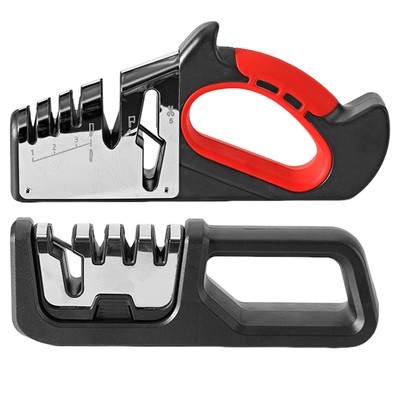 Knife Sharpener 4 Stage Professional Tungsten Kitchen Sharpening System Tool