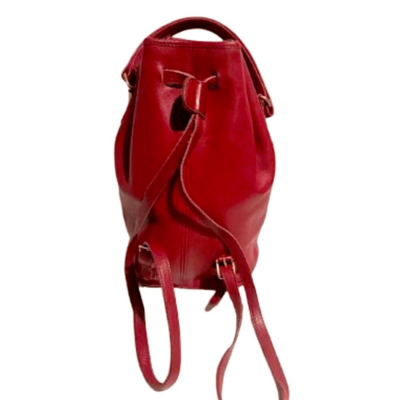 COACH Vintage Red Top Handle Glove Tanned Large Sling  display picture 3