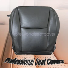 Fits 2003-2009 Lexus GX470 Front Driver Side Lower Leather Seat Cover Dark Gray