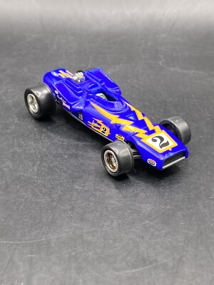 Johnny Lightning Indy Race Car Winner Al Unser Blue Flames Collectible Toy Car