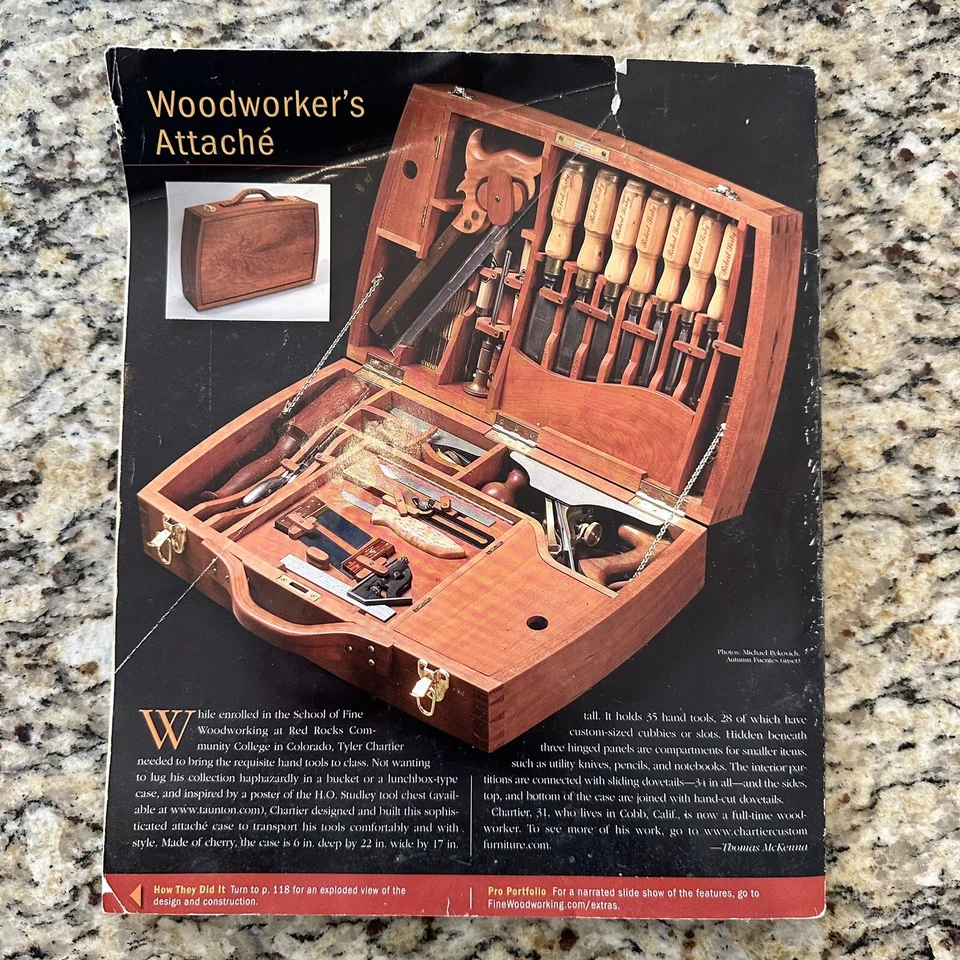 Fine Woodworking Magazine Annual Issue Winter 2007/2008 #195 Tools & Shops - Image 2 of 2