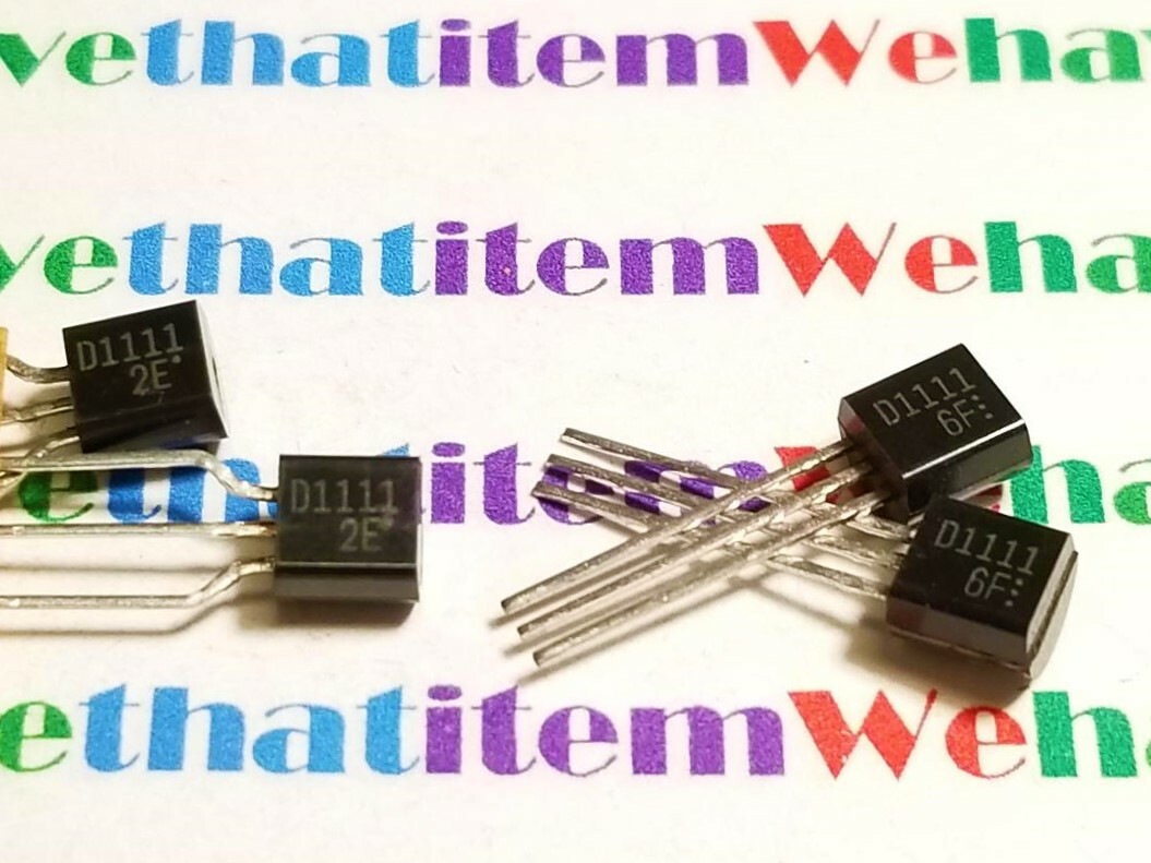 2SD1111 / D1111 / TRANSISTOR / TO92 / 2 PIECES (qzty) | eBay