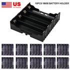 10PCS ABS 4*18650 BATTERY HOLDER STORAGE BOX RECHARGEABLE CELL POWER BANK CASE