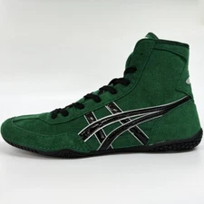 1083A001 ASICS Wrestling Shoes Green×Black EX-EO Successor Authentic
