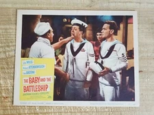 THE BABY AND THE BATTLESHIP-11" x 14" LOBBY CARD-'57-J. MILLS,R. ATTENBOROUGH*18