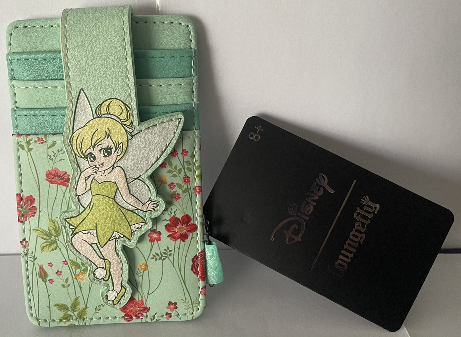 Loungefly Disney Peter Pan Tinker Bell Cardholder Floral Card Wallet | eBay