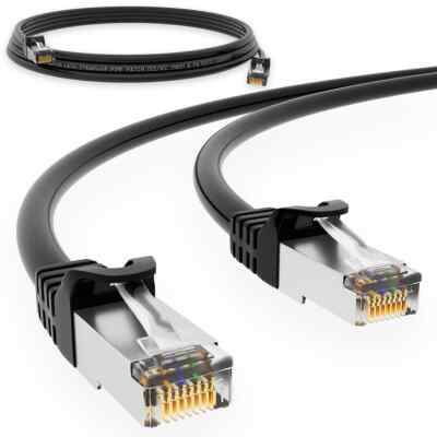 Inline 76133S S/FTP CCA - Cable De Conexión (250 MHz, PVC, 1.0 Ft), Color Negro