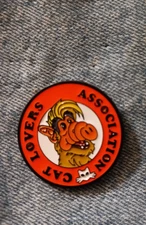 ALF -CAT LOVERS ASSOCIATION- ENAMEL /  LAPEL PIN-UNBRANDED-NEXT DAY SHIPPING