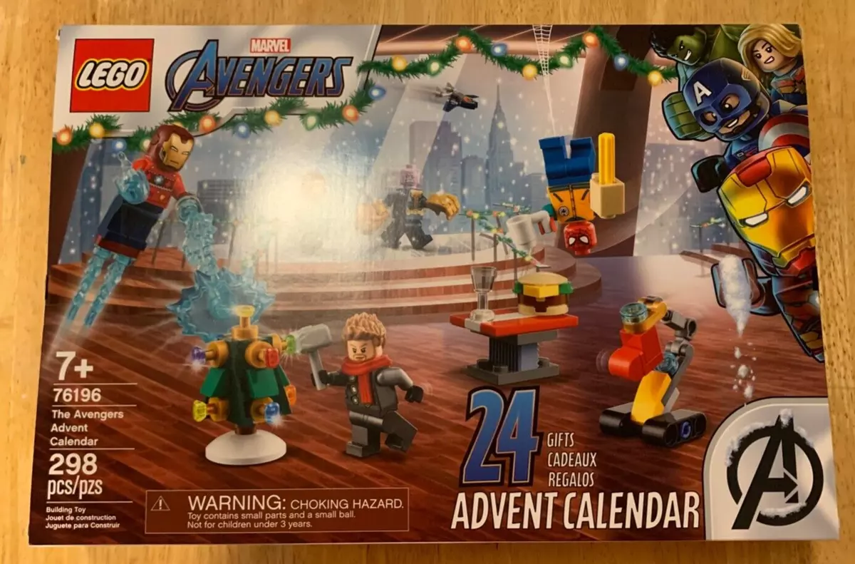 LEGO Marvel The Avengers Advent Calendar 76196 Building Toy for Fans of  Super Hero Toys (298 Pieces)